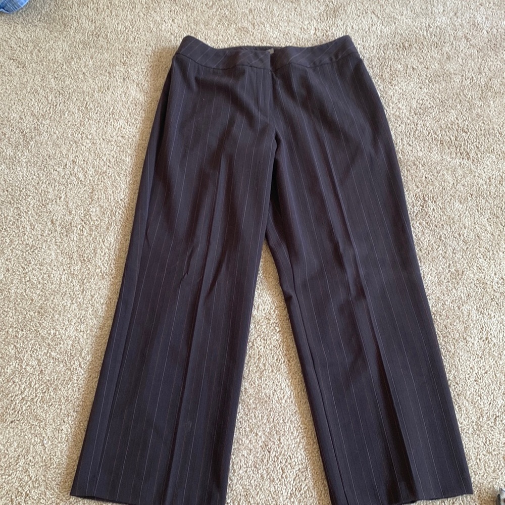 Brown wide leg pants
